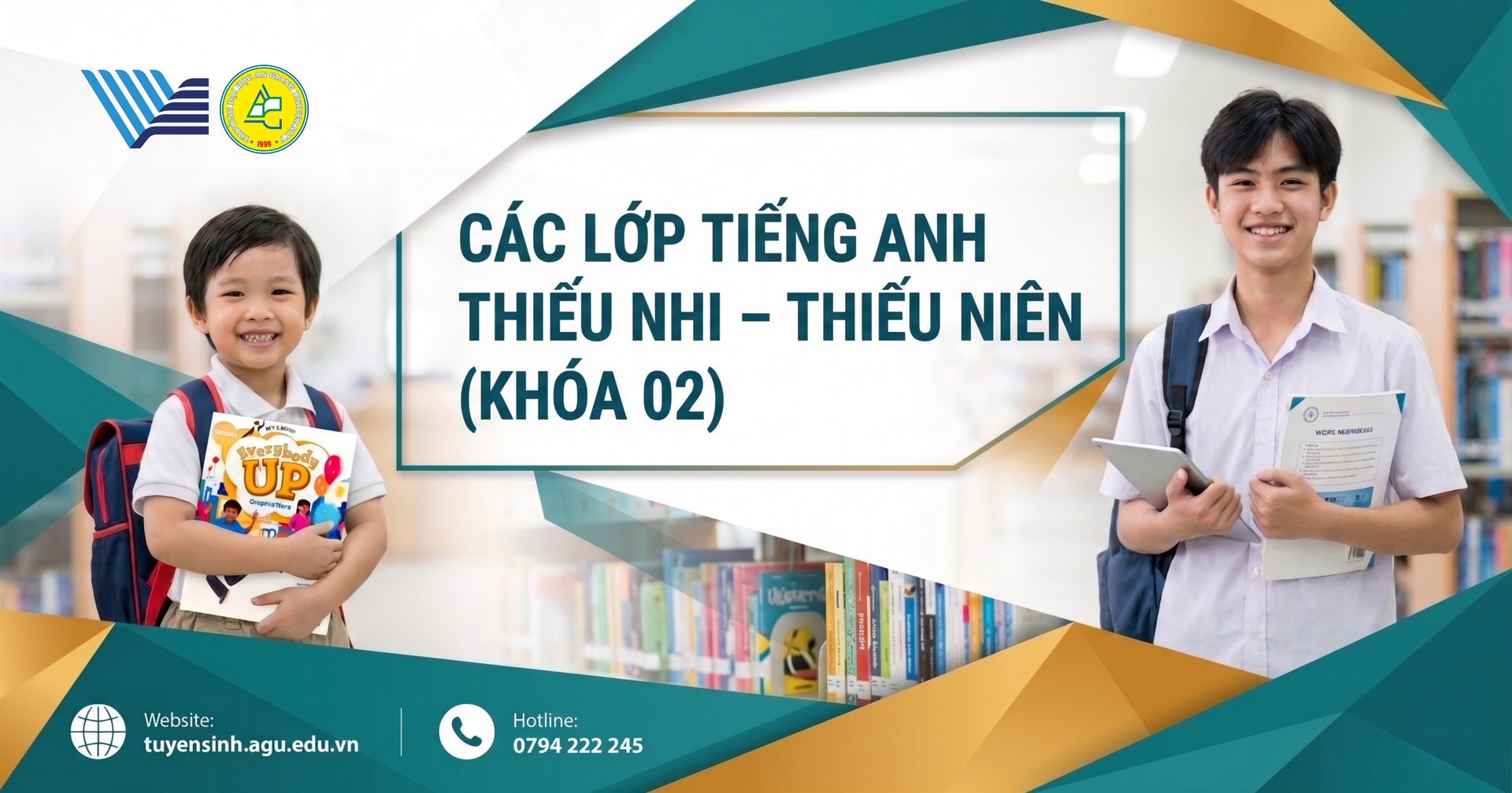 Thông báo chiêu sinh các lớp tiếng anh Thiếu nhi – Thiếu niên (Khóa 02) ngày 23/05/2026