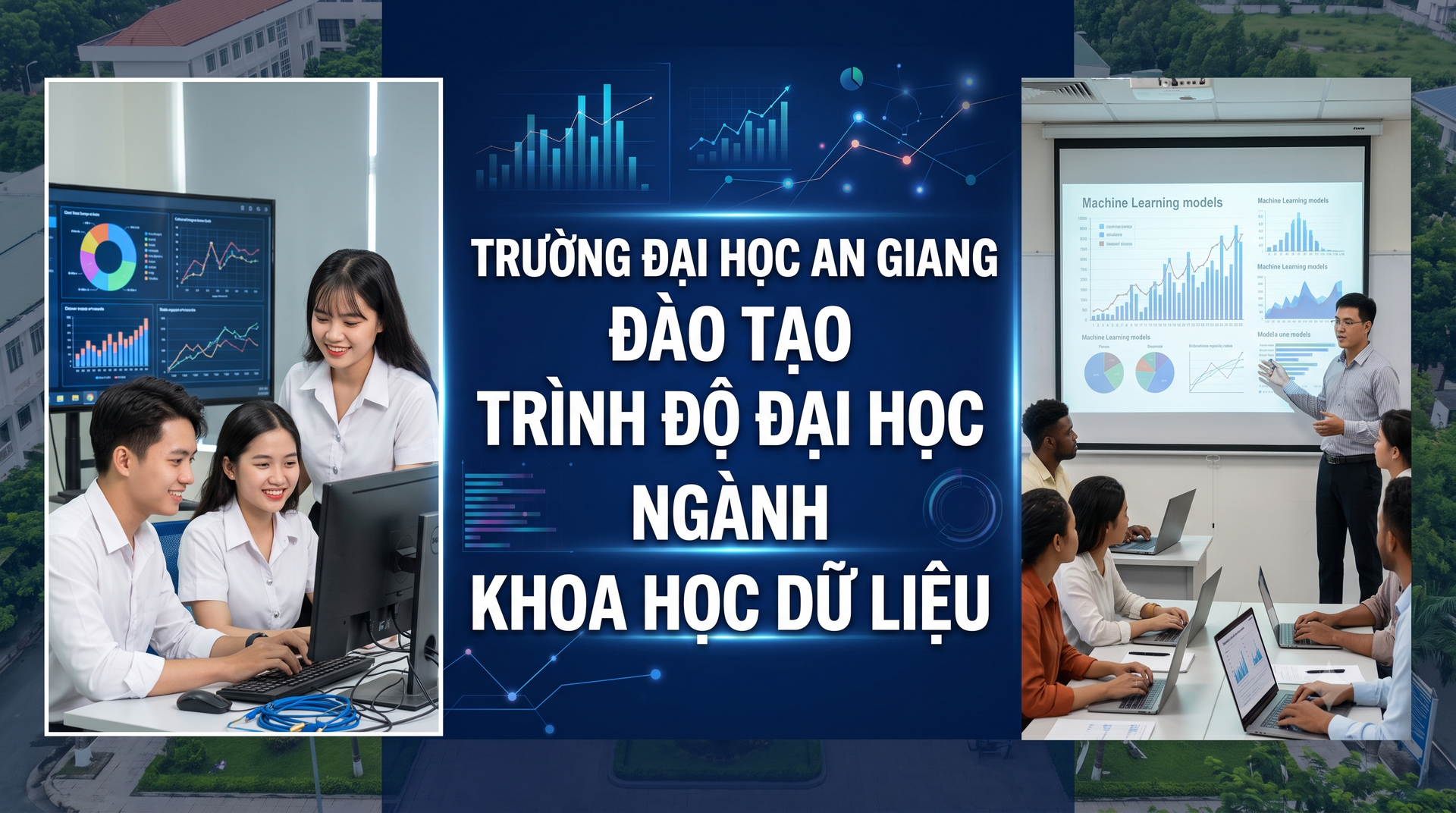 Trường Đại học An Giang đào tạo trình độ đại học ngành Khoa học dữ liệu