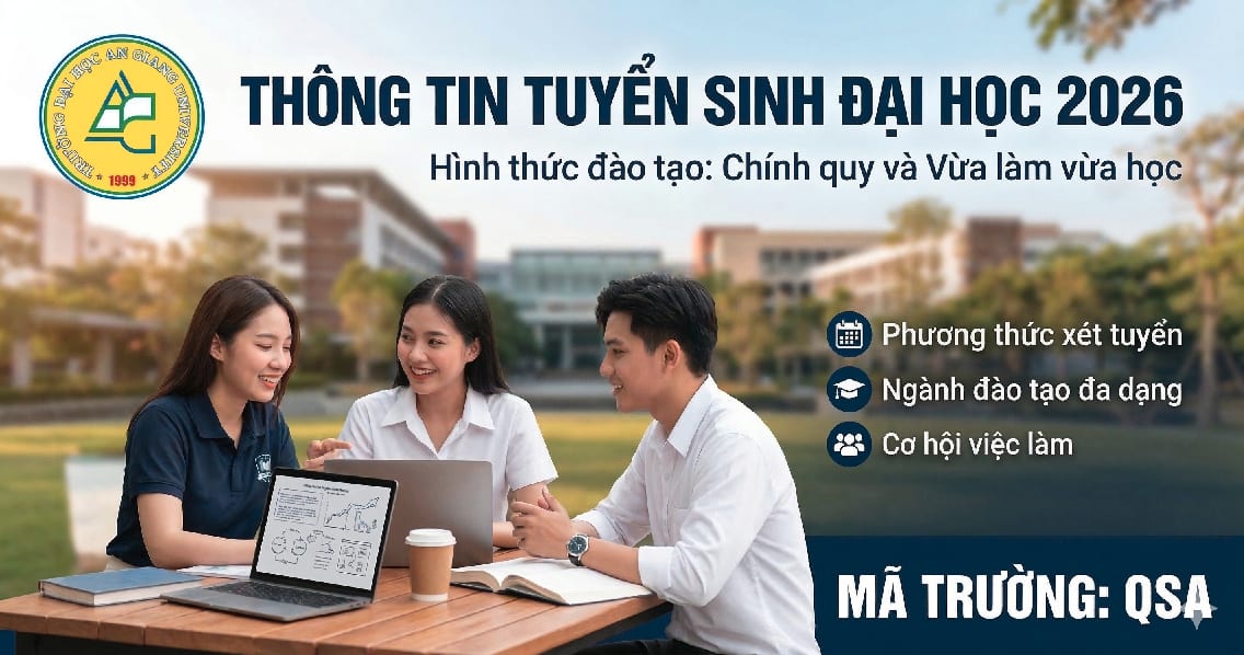 Thông tin Tuyển sinh đại học hình thức giáo dục chính quy, vừa làm vừa học năm 2026 (Mã Trường: QSA)