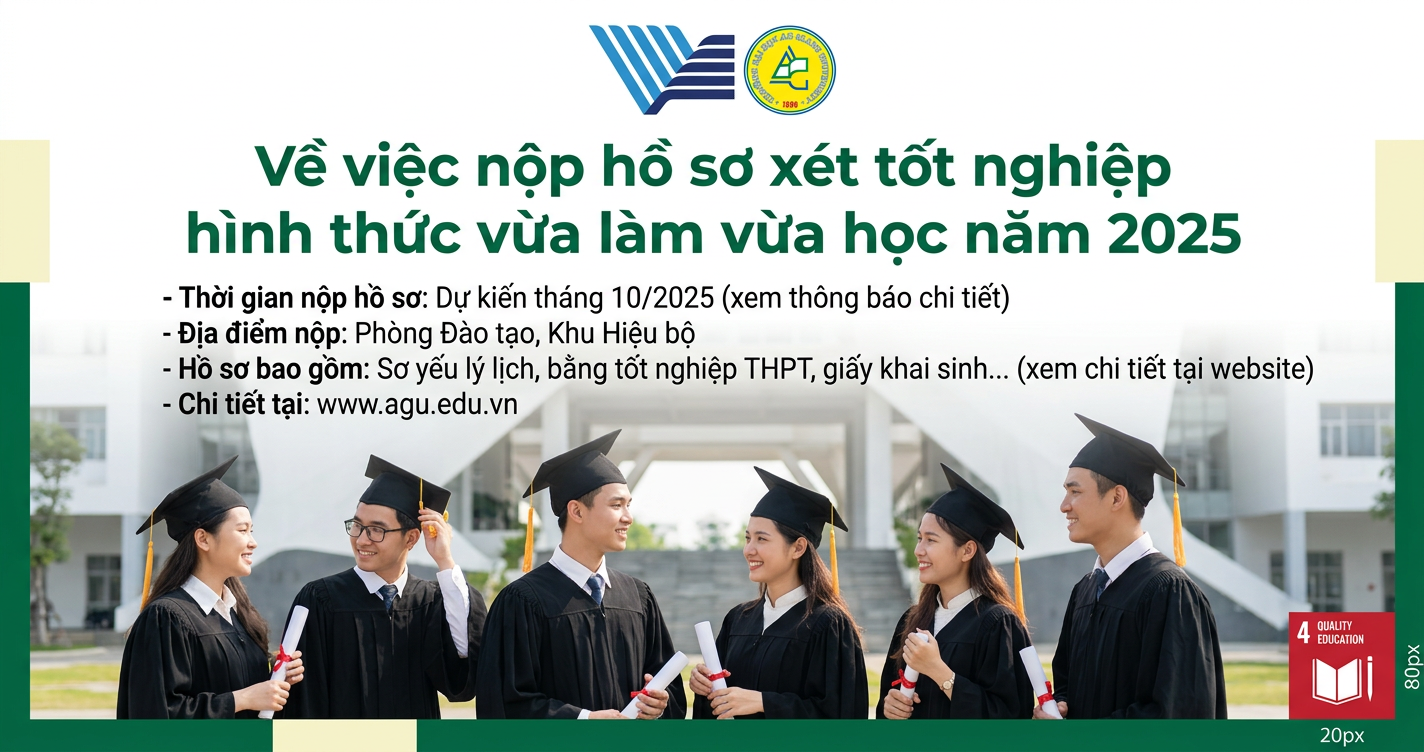 Về việc nộp hồ sơ xét tốt nghiệp hình thức vừa làm vừa học năm 2025