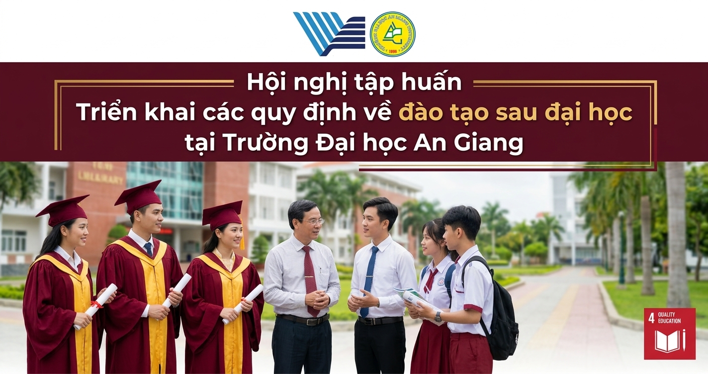 Hội nghị tập huấn Triển khai các quy định về đào tạo sau đại học tại Trường Đại học An Giang