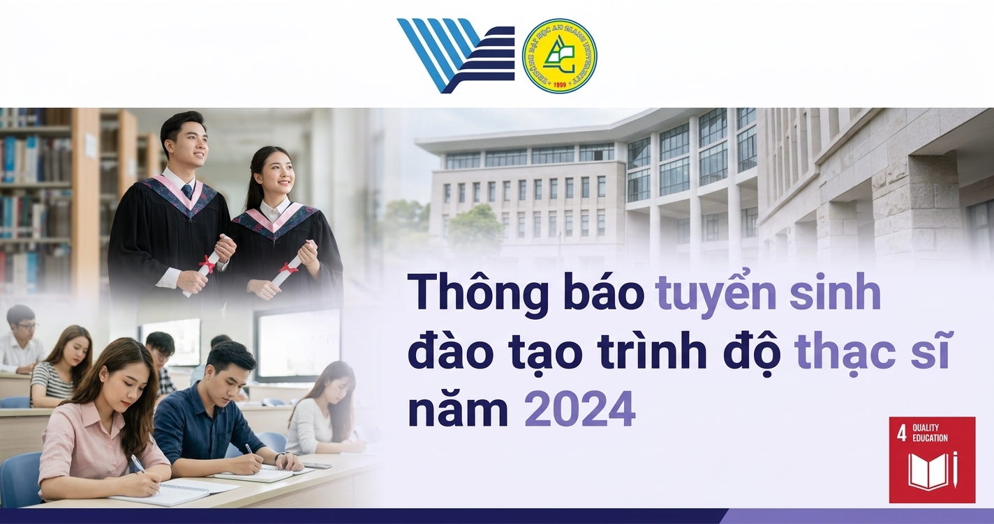Thông báo tuyển sinh đào tạo trình độ thạc sĩ năm 2024