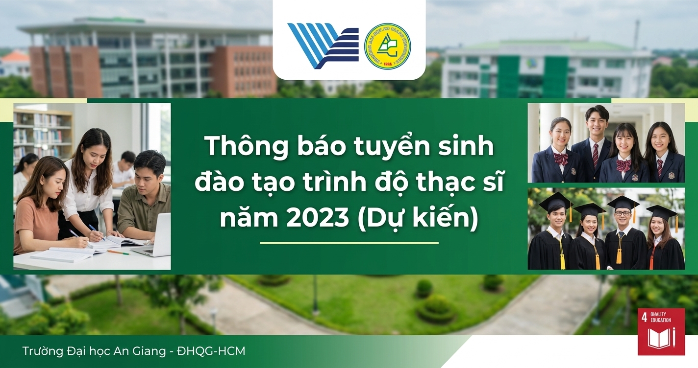 Thông báo tuyển sinh đào tạo trình độ thạc sĩ năm 2023 (Dự kiến)