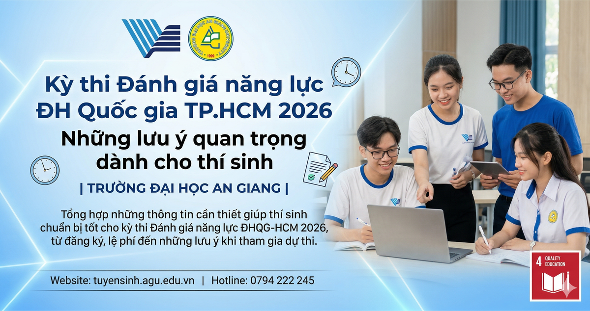 Kỳ thi Đánh giá năng lực ĐH Quốc gia TP.HCM 2026: Những lưu ý quan trọng dành cho thí sinh